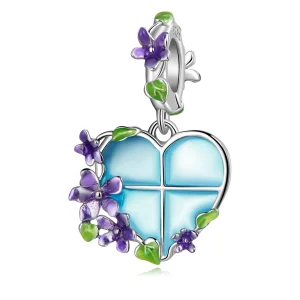 (imagem para) Pandora Style Flower Window Dangle - SCC2323