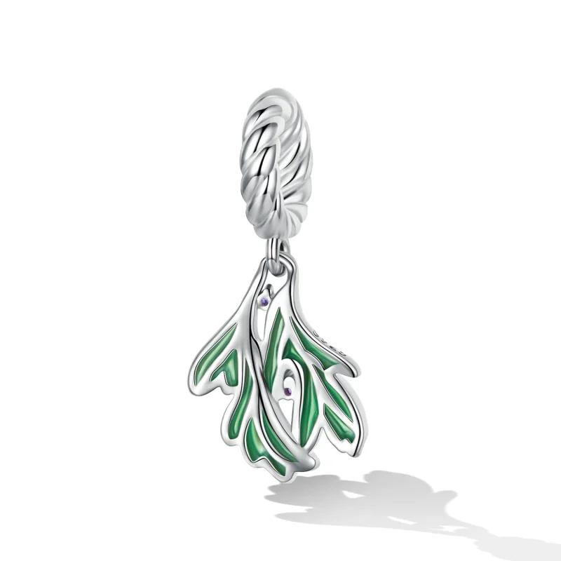 (imagem para) Pandora Style Fresh Leaves Dangle - SCC2295 - Visualizar 2