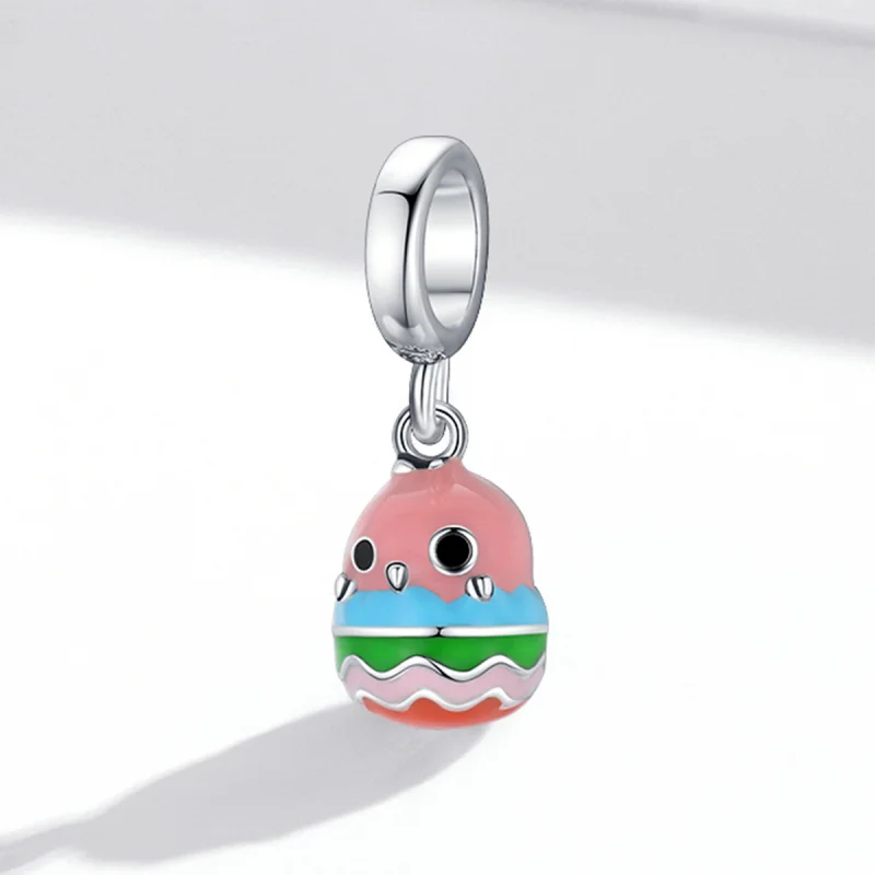 (imagem para) Pandora Style Funny Bird Dangle - SCC1935 - Visualizar 2