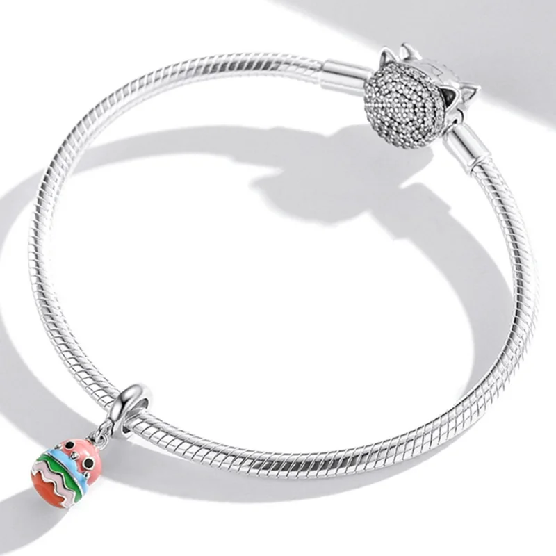 (imagem para) Pandora Style Funny Bird Dangle - SCC1935 - Visualizar 3