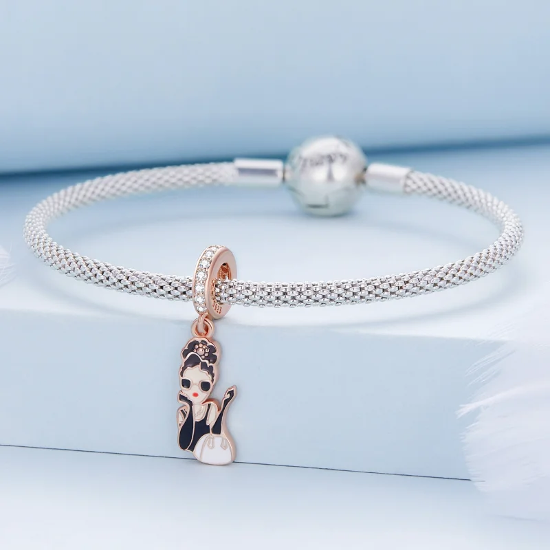 (imagem para) Pandora Style Goddess Hepburn Dangle - BSC641 - Visualizar 3