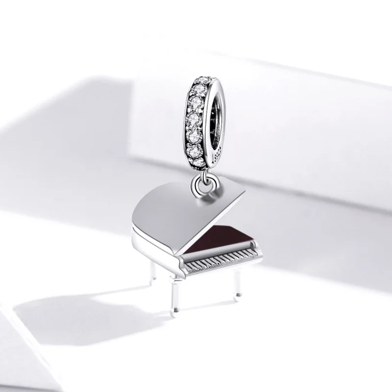 (imagem para) Pandora Style Grand Piano Dangle - SCC1733 - Visualizar 2