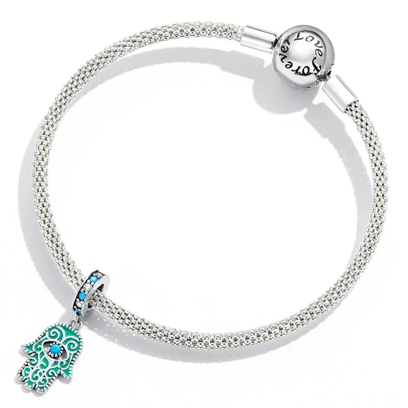 (imagem para) Pandora Style Hand of Fatima Dangle - BSC593 - Visualizar 4
