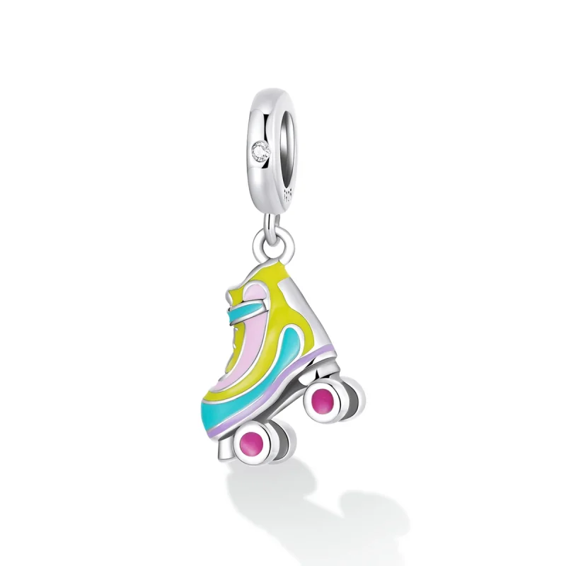 (imagem para) Pandora Style Ice Skates Dangle - SCC2213 - Visualizar 2