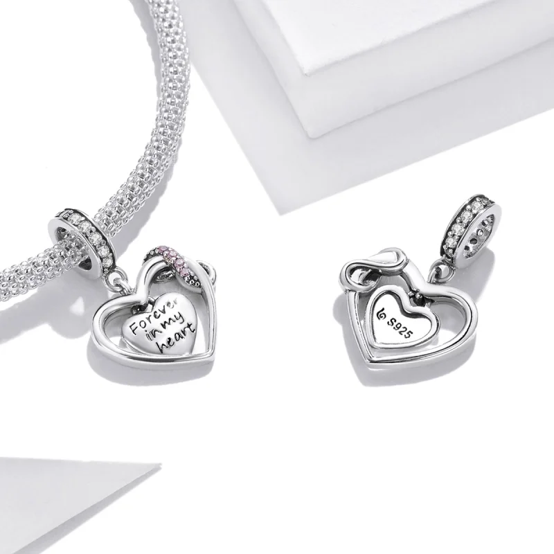 (imagem para) Pandora Style Infinite Love Dangle - BSC482 - Visualizar 4