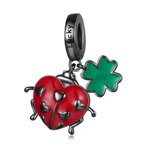 (imagem para) Pandora Style Ladybug Dangle - SCC2411