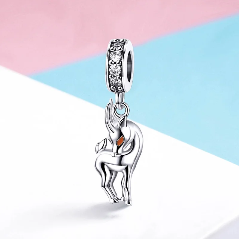 (imagem para) Pandora Style Last Tibetan Antelope Dangle - BSC046 - Visualizar 2