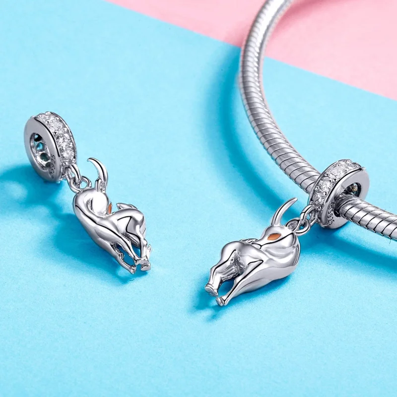 (imagem para) Pandora Style Last Tibetan Antelope Dangle - BSC046 - Visualizar 4