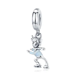 (imagem para) Pandora Style Little Boy Skiing Dangle - SCC1352