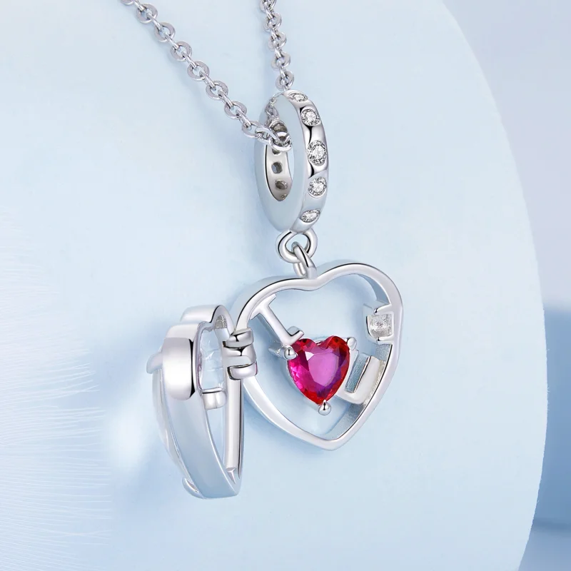(imagem para) Pandora Style Locket I love you Dangle - BSC681 - Visualizar 2