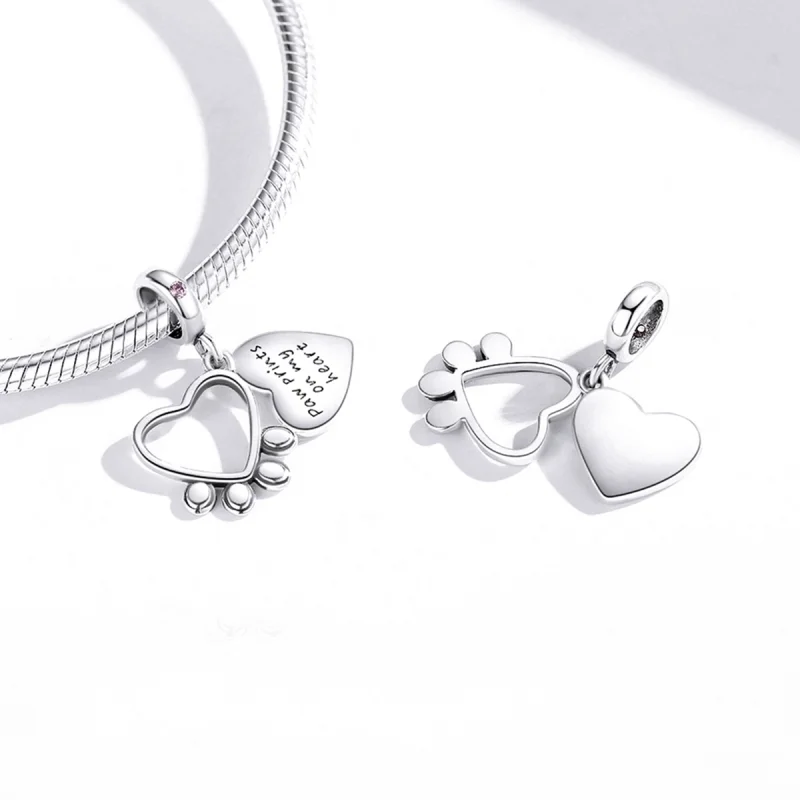 (imagem para) Pandora Style Love Claws Dangle - BSC511 - Visualizar 3