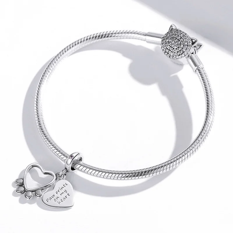 (imagem para) Pandora Style Love Claws Dangle - BSC511 - Visualizar 4