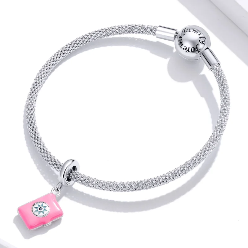 (imagem para) Pandora Style Love Diary Dangle - SCC1748 - Visualizar 3