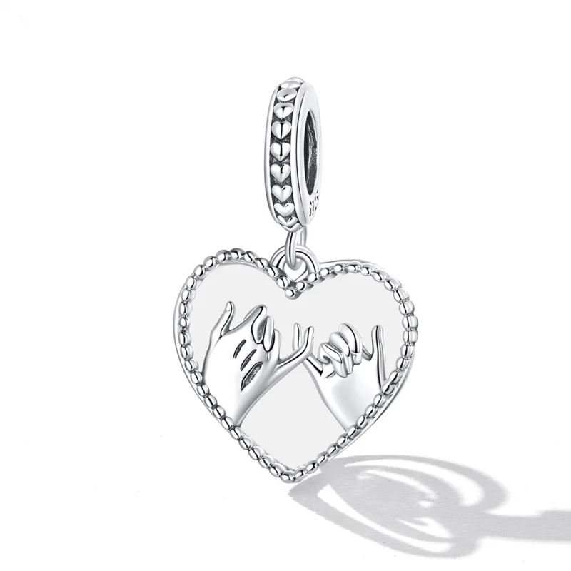 (imagem para) Pandora Style Love Hand In Hand Dangle - SCC2270 - Visualizar 2