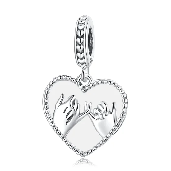 (imagem para) Pandora Style Love Hand In Hand Dangle - SCC2270
