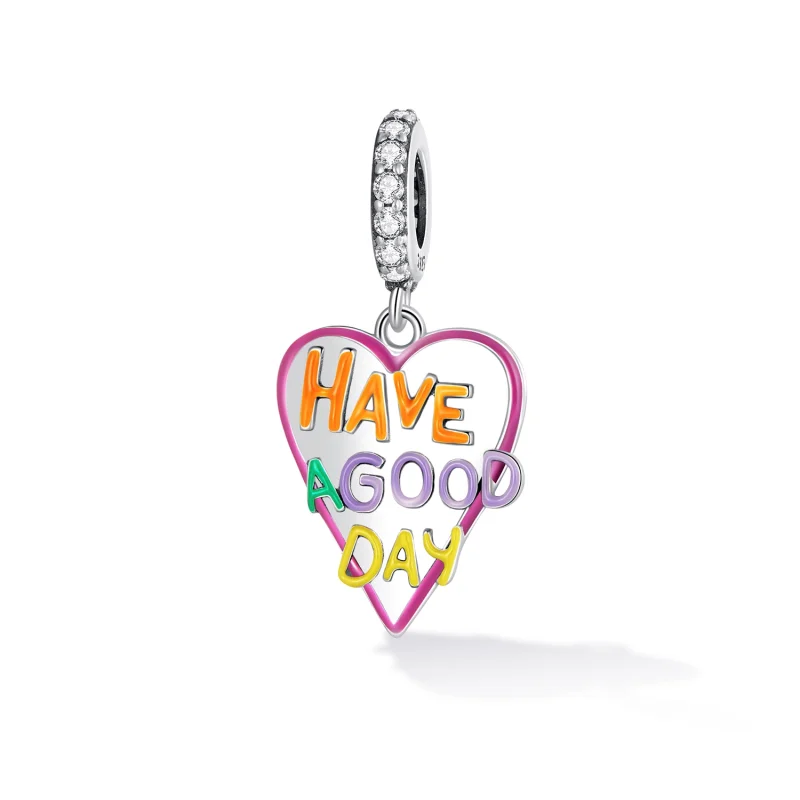 (imagem para) Pandora Style Love Letters Dangle - SCC2234 - Visualizar 2