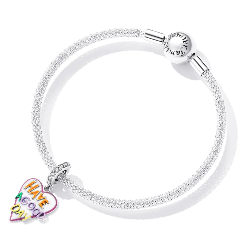 (imagem para) Pandora Style Love Letters Dangle - SCC2234 - Visualizar 5
