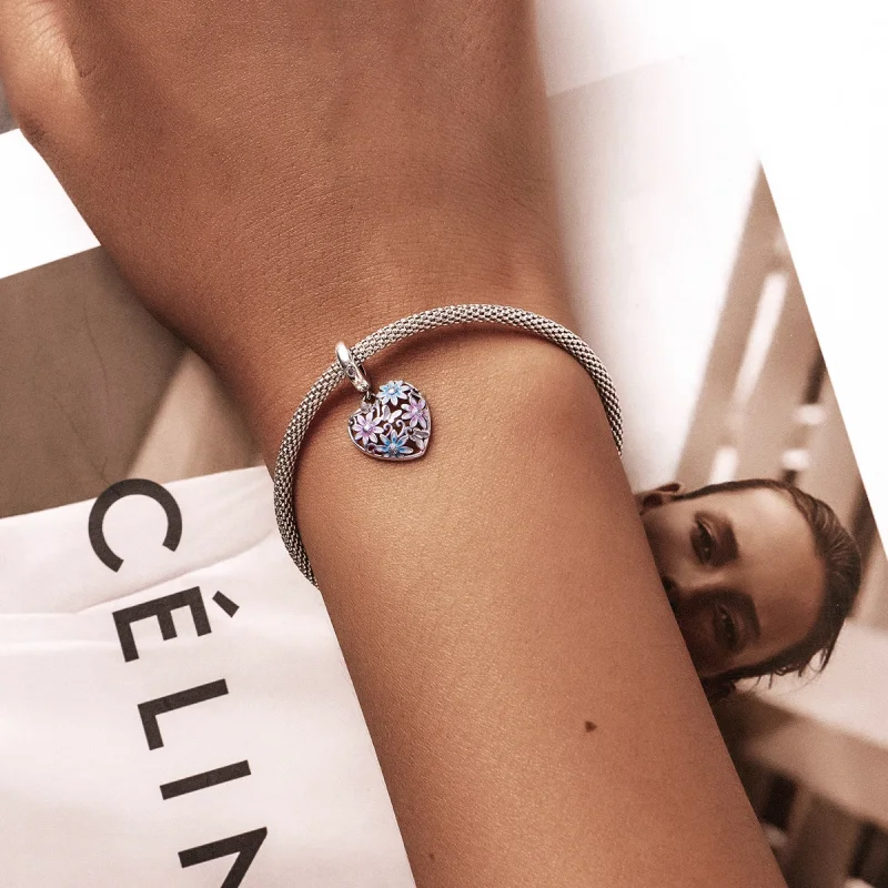 (imagem para) Pandora Style Love Secret Garden Dangle - SCC2062 - Visualizar 5