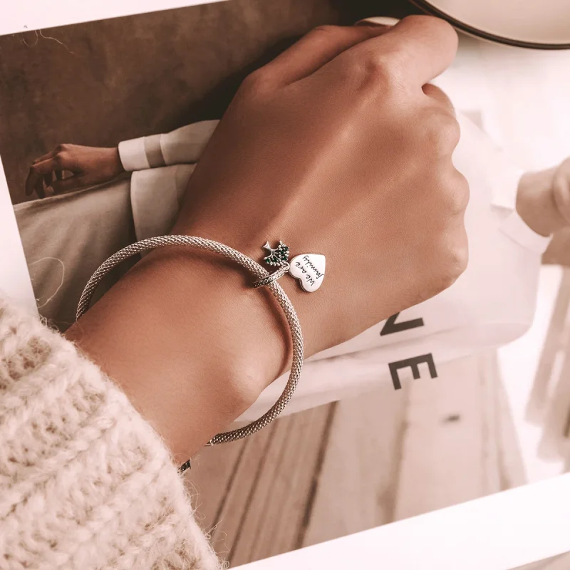 (imagem para) Pandora Style Love Tree of Life Dangle - SCC2104 - Visualizar 5