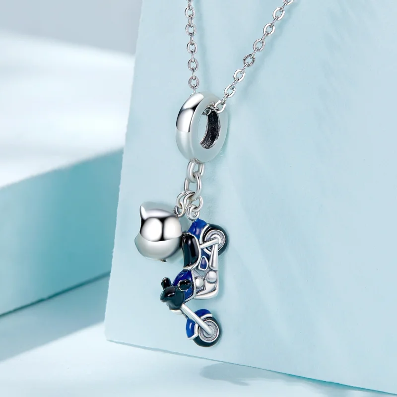 (imagem para) Pandora Style Motorcycle Dangle - SCC2364 - Visualizar 2