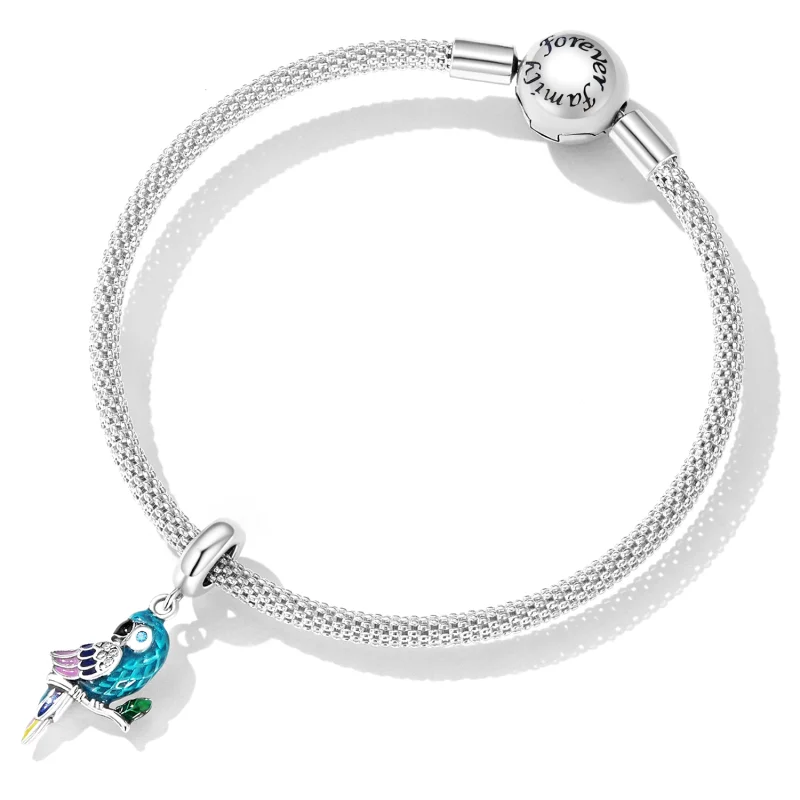 (imagem para) Pandora Style Parrot Dangle - SCC2271 - Visualizar 5