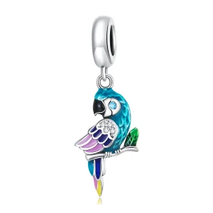 (imagem para) Pandora Style Parrot Dangle - SCC2271