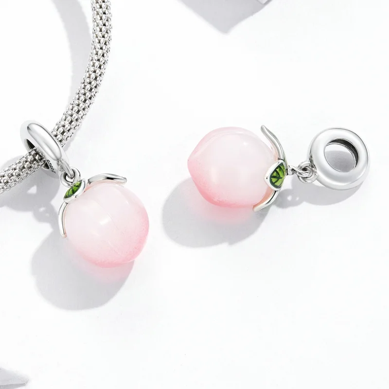 (imagem para) Pandora Style Peaches Dangle - SCC2177 - Visualizar 4