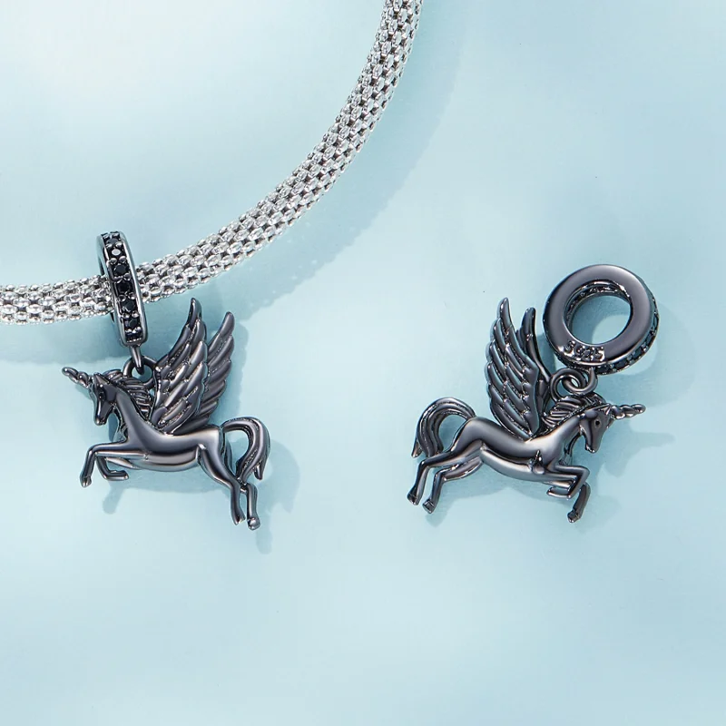 (imagem para) Pandora Style Pegasus Dangle - SCC2389 - Visualizar 4