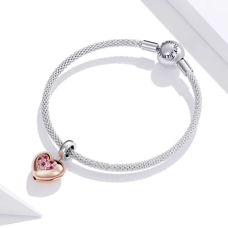 (imagem para) Pandora Style Promise of Love Dangle - BSC396 - Visualizar 3