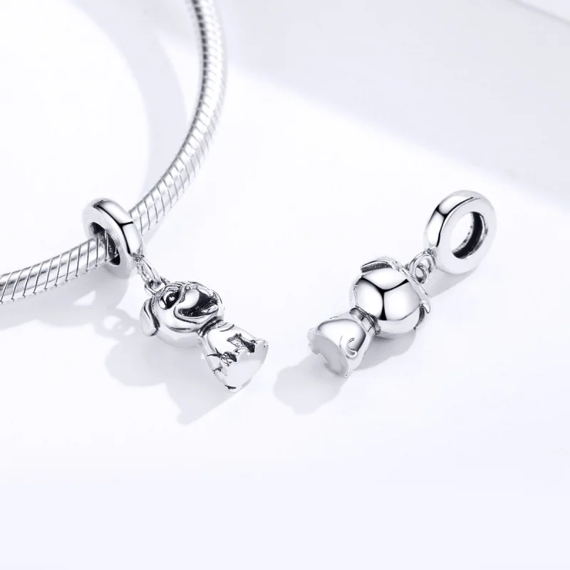 (imagem para) Pandora Style Pug Dangle - SCC1320 - Visualizar 4