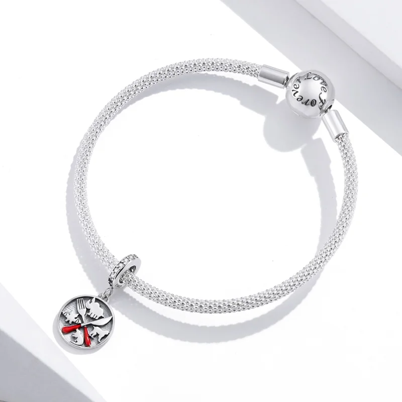 (imagem para) Pandora Style Refuse to Eat Wild Animals Dangle - SCC1588 - Visualizar 4