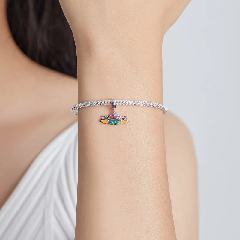 (imagem para) Pandora Style Retro Coffee Shop Dangle - SCC1969 - Visualizar 5