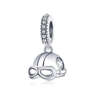 (imagem para) Pandora Style Retro Helmet Dangle - SCC1711