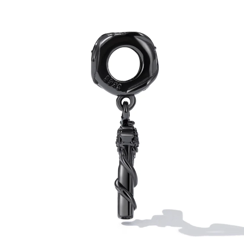 (imagem para) Pandora Style Rose Pistol Dangle - SCC2241 - Visualizar 3