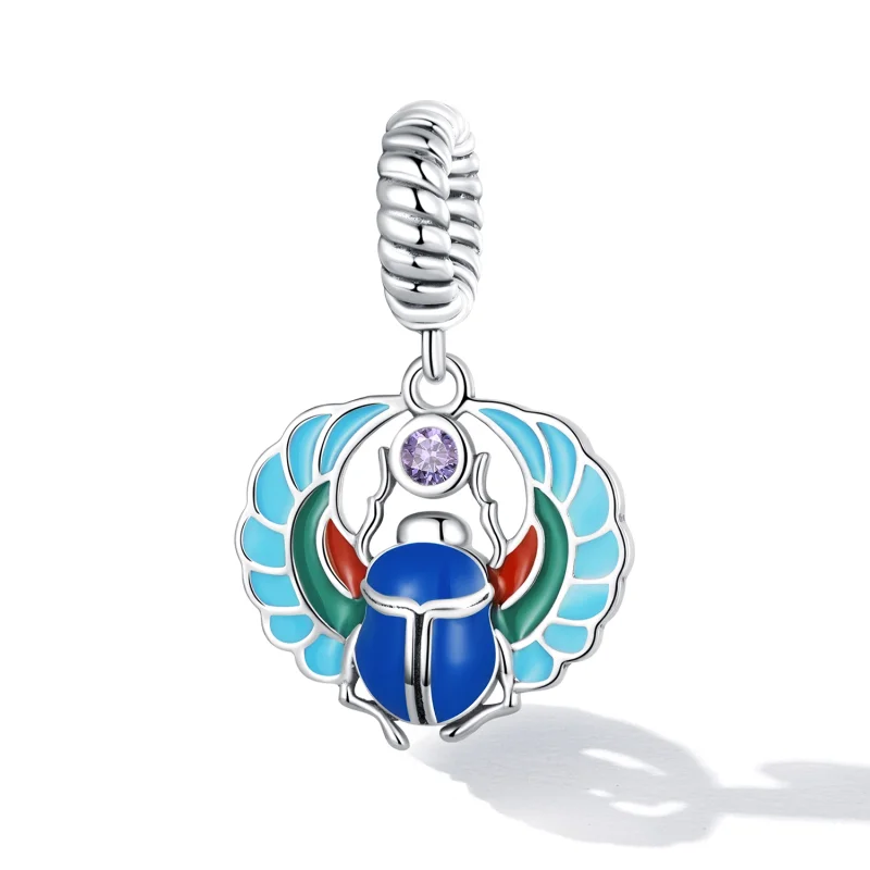 (imagem para) Pandora Style Scarab Dangle - SCC2255 - Visualizar 2