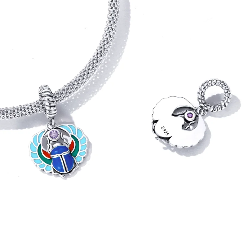 (imagem para) Pandora Style Scarab Dangle - SCC2255 - Visualizar 4