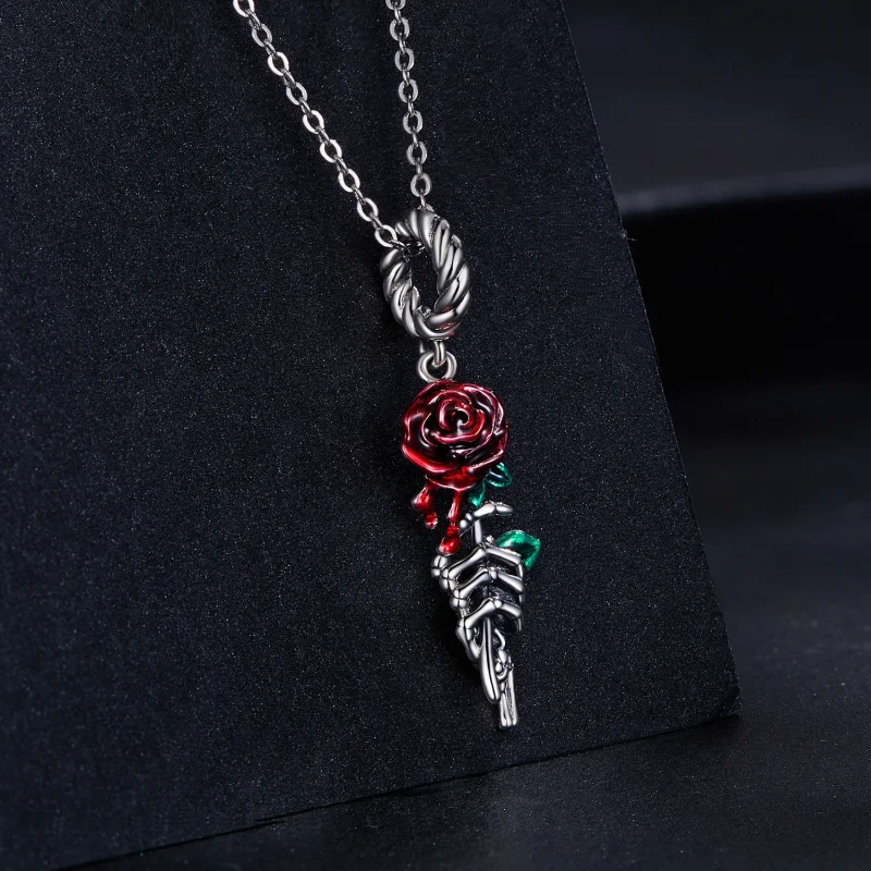(imagem para) Pandora Style Scarlet Rose Dangle - SCC2404 - Visualizar 2