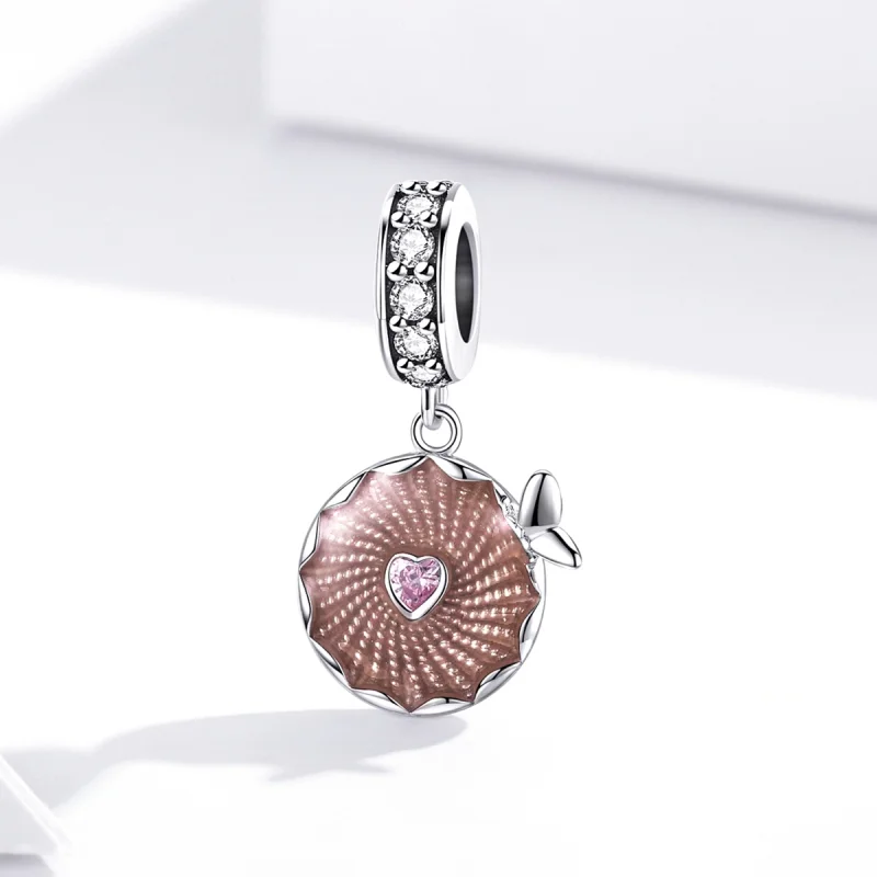 (imagem para) Pandora Style Shiny Flowers Dangle - BSC290 - Visualizar 3