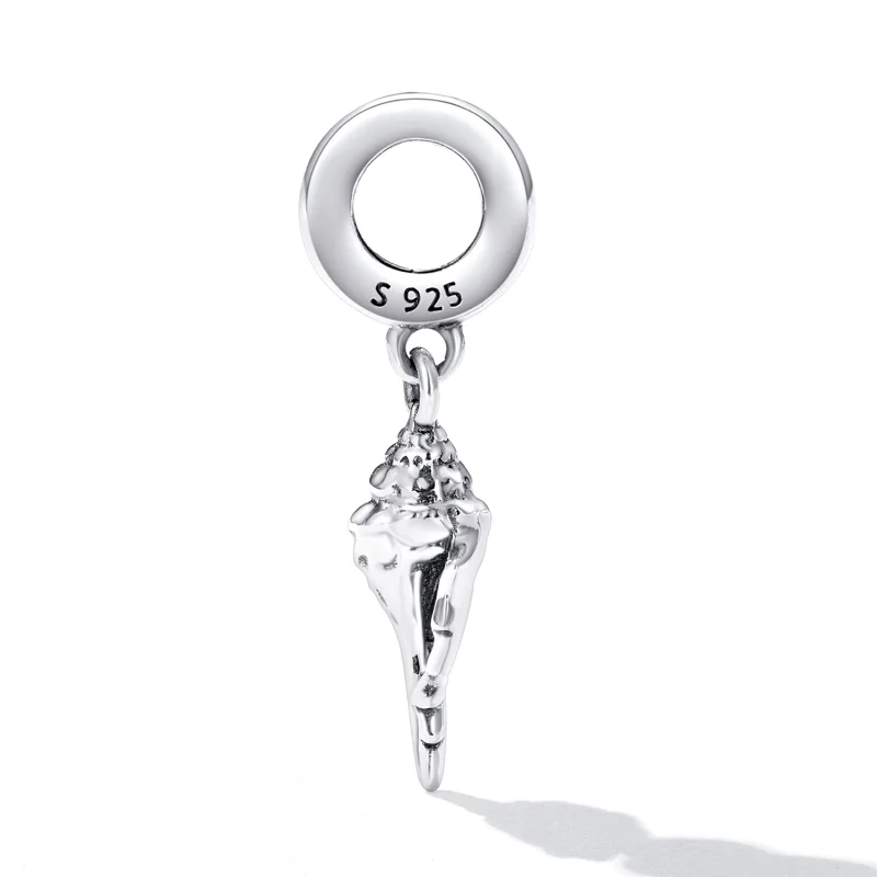 (imagem para) Pandora Style Silver Conch Dangle - SCC2235 - Visualizar 3