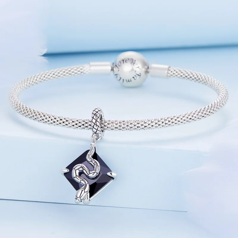 (imagem para) Pandora Style Snake Dangle - BSC691 - Visualizar 3