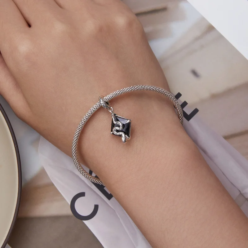 (imagem para) Pandora Style Snake Dangle - BSC691 - Visualizar 5