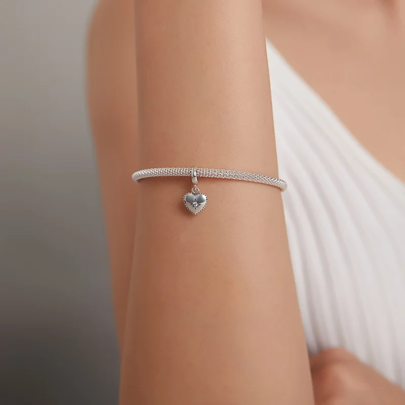 (imagem para) Pandora Style Starburst Love Dangle - SCX132 - Visualizar 5