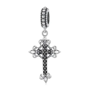 (imagem para) Pandora Style Vintage Cross Dangle - BSC669