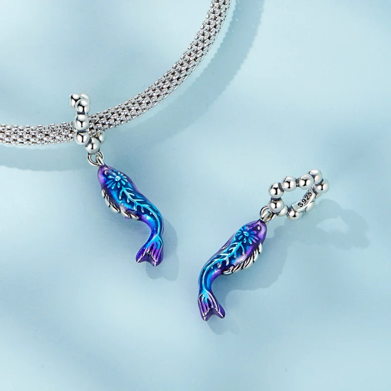 (imagem para) Pandora Style Weird Fish Dangle - SCC2376 - Visualizar 4