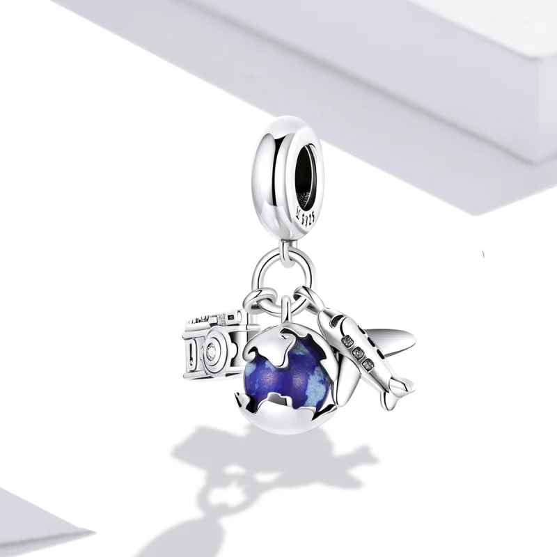 (imagem para) Pandora Style World Travel - Mini Camera Dangle - SCC2027 - Visualizar 2