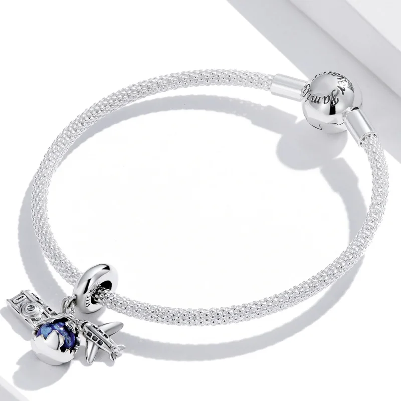 (imagem para) Pandora Style World Travel - Mini Camera Dangle - SCC2027 - Visualizar 3