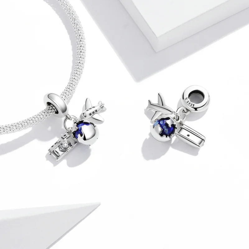 (imagem para) Pandora Style World Travel - Mini Camera Dangle - SCC2027 - Visualizar 4