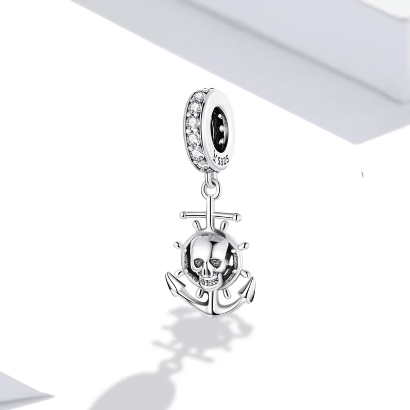 (imagem para) Pandora Style World Travel - Skeleton Pirate Ship Dangle - SCC2030 - Visualizar 2