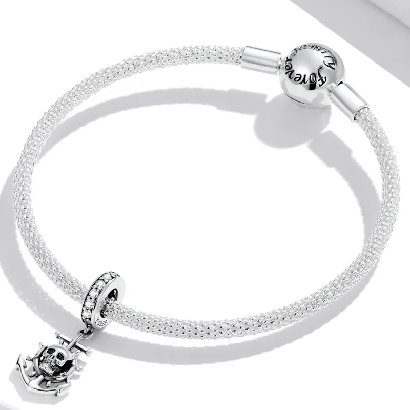 (imagem para) Pandora Style World Travel - Skeleton Pirate Ship Dangle - SCC2030 - Visualizar 3