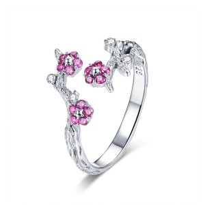 Anel ameixa Bossom life Pandora - BSR022